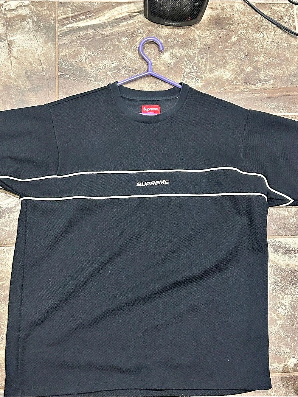 Supreme “Piping Practice” Large shirt
